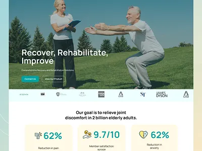 Kinexcs - Healthcare Website ui