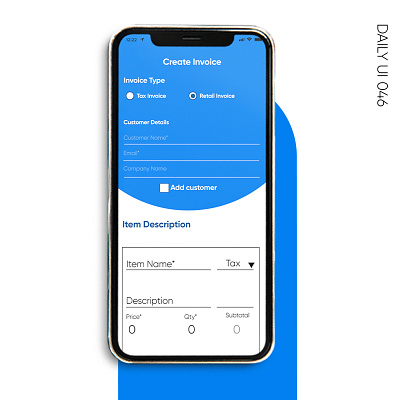 Invoice #DailyUI 046 3d animation app branding challenge dailyui design graphic design illustration logo motion graphics typography ui ux vector