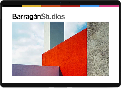 Barragán Studio - Fictional Architecture Firm Website