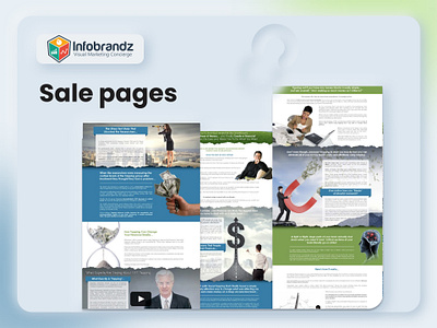 Sale Pages graphic design