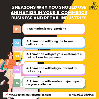 Benefits of Using Animation Video in E-commerce & Retail animatedvideos animation animationstudios e learning education explainervideos marketing online learning promotionalvideos videoagency videoanimation videomarketing