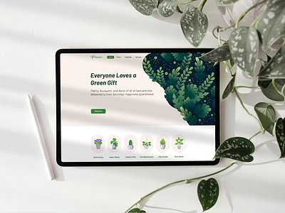 Plant Shop Website botanicalbeauty gardening gardenshop graphic design greenery houseplants indoorplants logo motion graphics naturelovers onlineplantstore outdoorplants plantdecor plantlife plantnursery plantselling plantshop ui uiuxdesign user interface