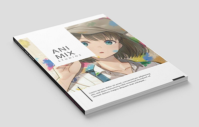 Animix StudioMagazine Spread branding design designideas graphic design magazinecover magazinecoverdesign posterdesign socialmediaposter