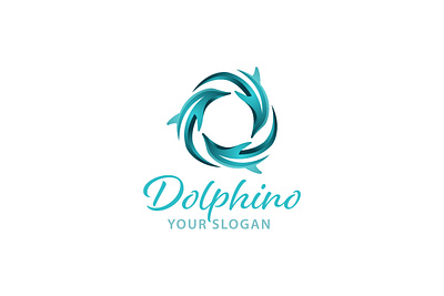 Unique and Elegant Dolphin Logo Template animal branding business colorful design dolphin fish graphic design logo logo design nautical ocean sea vector
