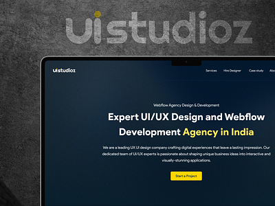 Uistudioz's Home Page New Design graphic design homepagedesign newdesign ui uidesign uistudioz ux uxdesign