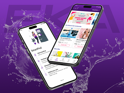 Water bottle ordering app adobe photoshop adobe xd app design e commerce figma iphone mobile app design mobile ui mockup product design ui uiux user experience user interface userinterface ux ux design visual design