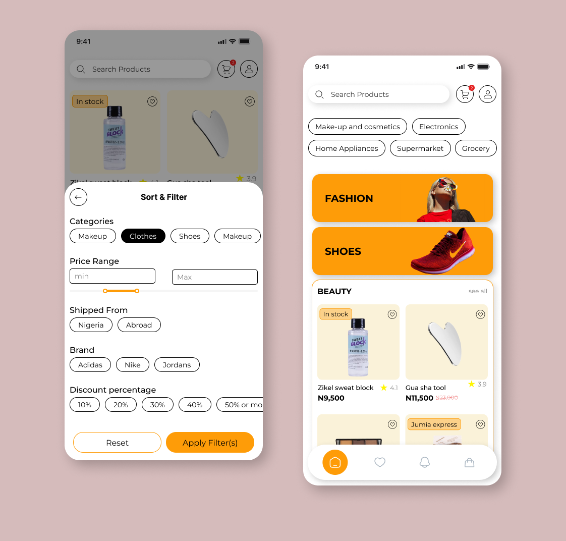 An E-commerce Application by Fafemi Fridaus on Dribbble