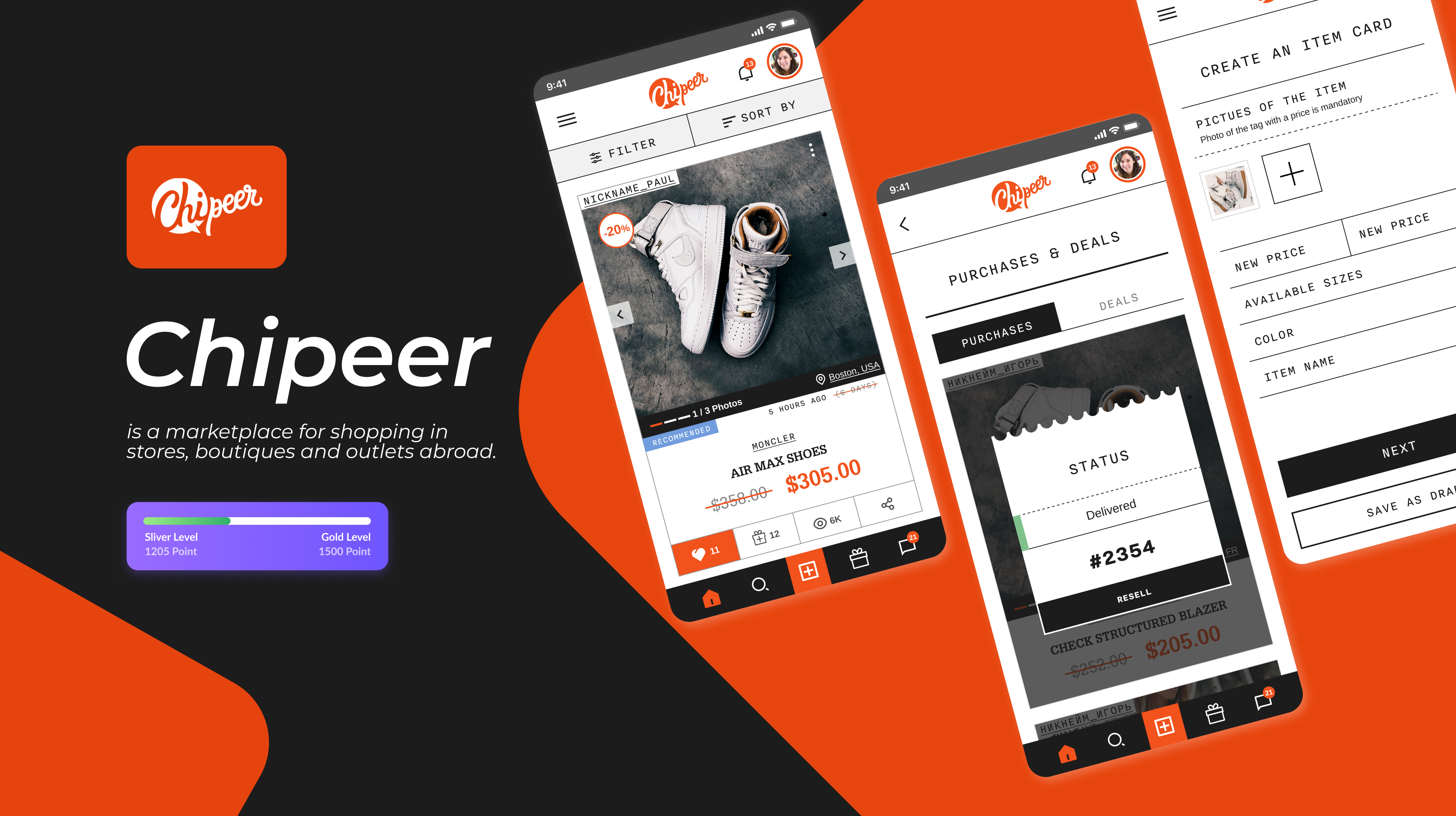 Shopping Marketplace adaptive catalog clothes desktop version ecommerce marketplace mobile version shopify shopping uxui website