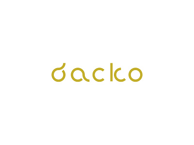 dacko / home decor branding design font graphic design letter lettering logo symbol