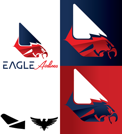 Eagle Airlines app branding design graphic design illustration logo typography ui ux vector