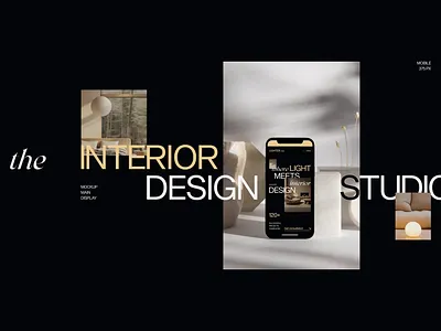Mobile Mockup button design design studio element interface interior interior studio lamp landing page light mobile mockup studio ui ui design uiux uiux design ux ux design website