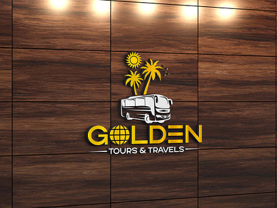 Logo Design for Tours & Travels Company gold logo golden golden logo logo logo design logo design for golden logo design for travel luxury logo travel brand logo travel company logo travel logo travel shop logo