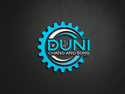 Logo Design - Duni Chand and Sons 3d logo for gym 3d logos creative logo creative post dental clinic design duni logo illustration logo logo design ui