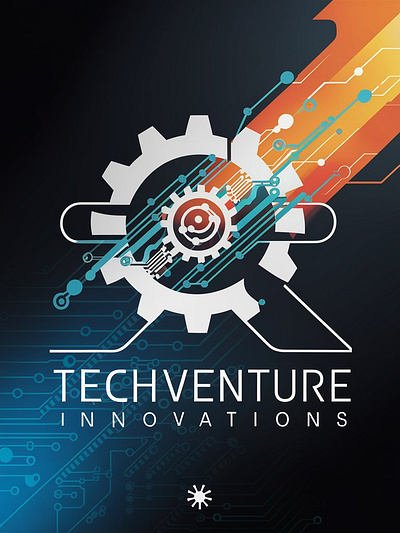Tech Ai logo 3d branding graphic design logo