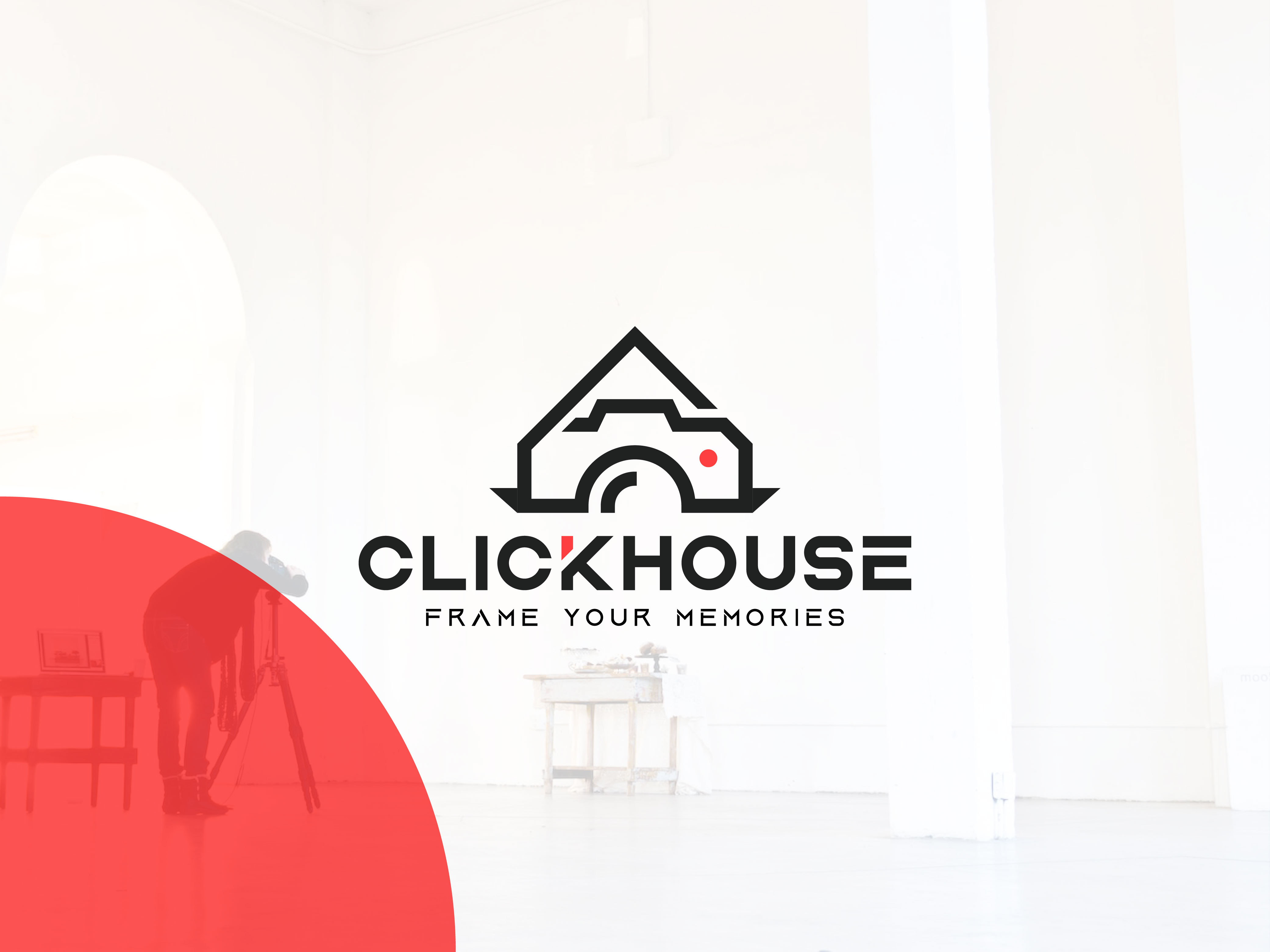 CLICK HOUSE - (CAMERA + HOUSE LOGO) branded logo branding camerahouse capturenest click studio clickandstay clickhouse firebirdgraphic frameresidence house studio lensandbrick lensliving lenslodge logo design photographerhaven photographyhome pictureperch shutterhouse shuttershelter snaphome