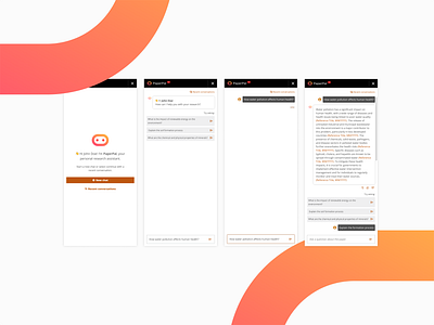 PaperPal - Conversational AI ai conversational product design research ux design