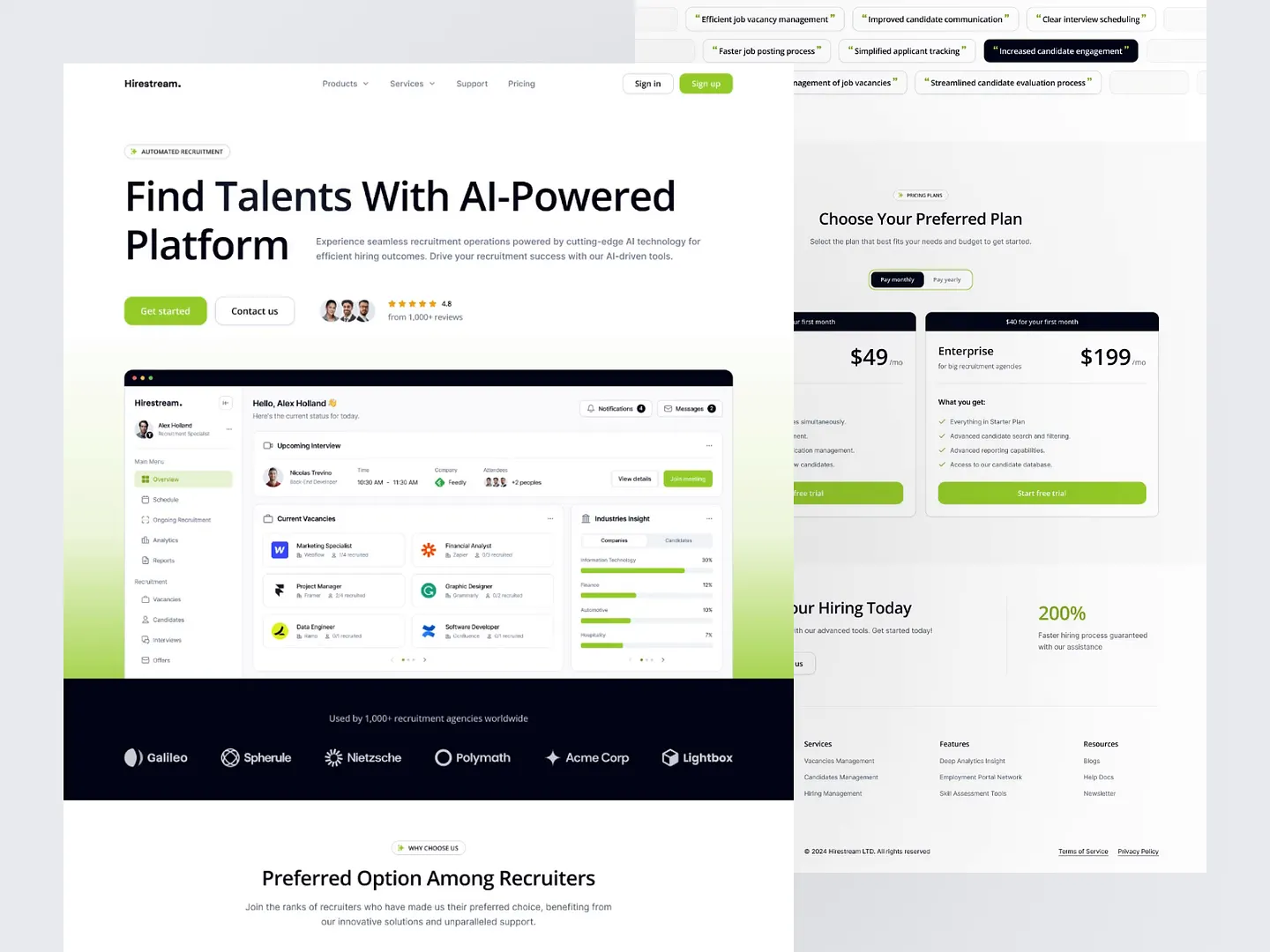 Streamlined Recruitment Website Design for Modern Hiring Solutions