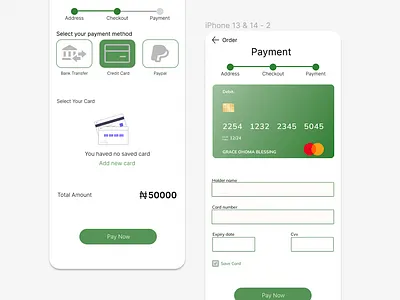 Checkout Page Dailyui 002 dailyui ui
