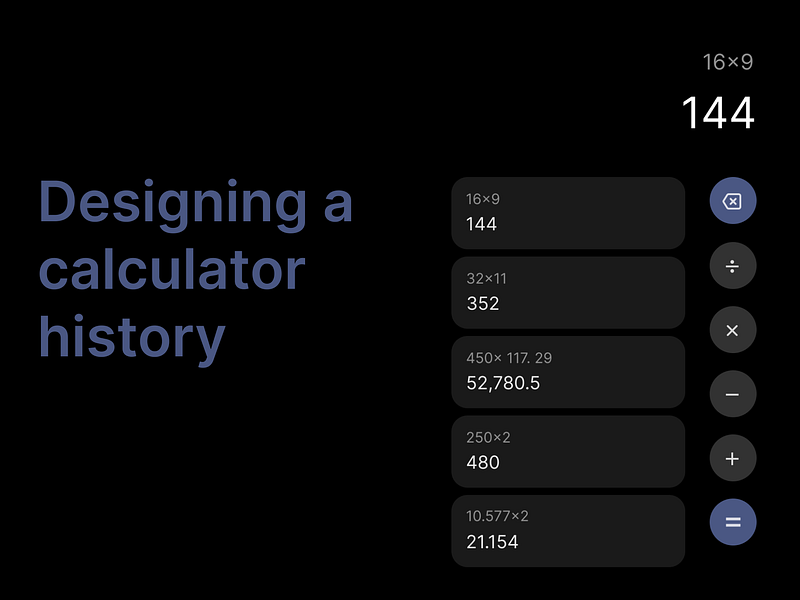 Daily UI challenge 004- Calculator challenge dailyui design ui ux