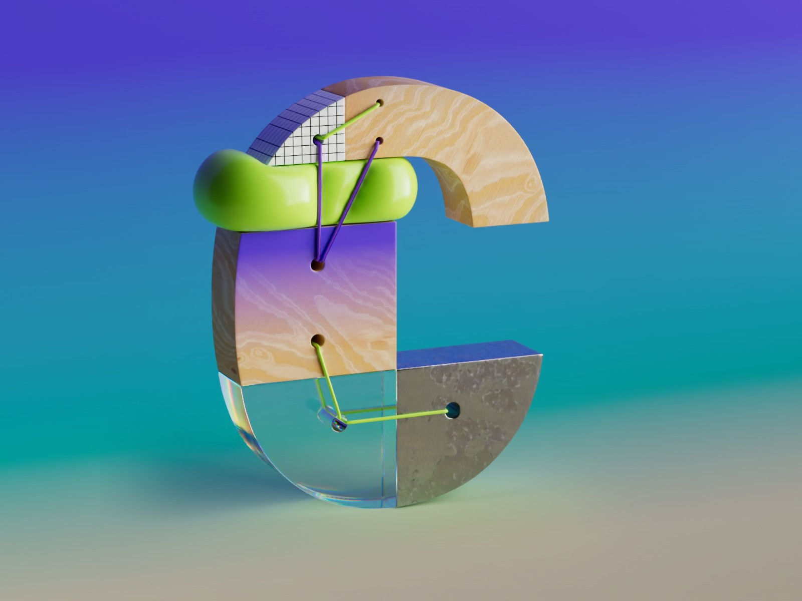 36 days of type - C by Denys Nichele on Dribbble