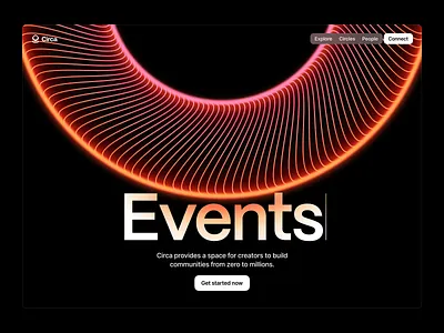 Hero dark design landing landing page mode saas theme ui web website