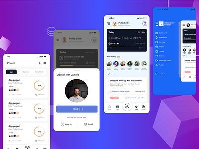 Employee Management App designs, themes, templates and downloadable ...