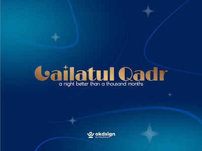 LAILATUL QADR Branding Concept blue brand design brand identity branding dark blue laylatul qadr logo logo design logo identity logogram logomark logotype midnight moon moslem navy ramadan star visual identity