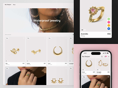 Hey Harper. Redesigning the e-commerce experience. case study clean design e commerce e commerce design e commerce strategy mobile design significa ui ux web design website