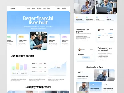 Finance Website banking design finance website financial fintech fintech startup fintech website interface investment landing page transaction ui website user experience user interface web web design website
