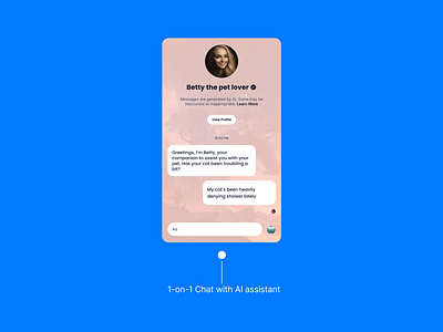 UI Card for Chat with AI Assistant ai app design chat generative ai mobile app ui ui design uiux ux ux design