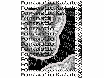 FONTastic Katalog branding graphic design poster typography