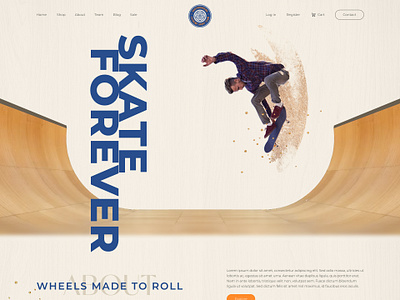 Skating Web App | Figma | Reactjs 3d branding design development figma gaming graphic design landing page reactjs skating sports ui uiux ux