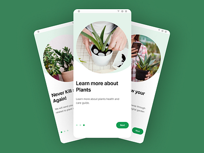 PlantPort App Onboarding accessible branding clean ui clear design designing graphic design healthcare illustration logo mobileapp modern ui motion graphics onboarding plantcare plantcareapp plantcareonboarding typography ui uxuidesign