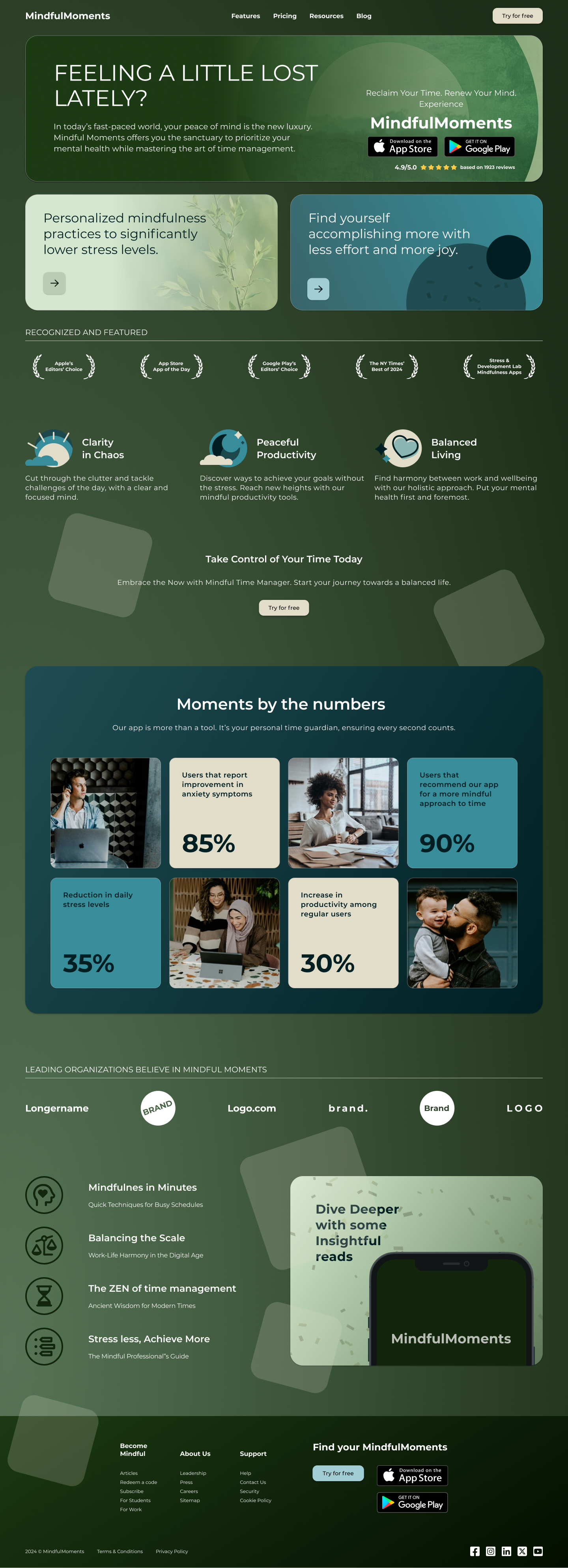Landing Page dailyui design ui