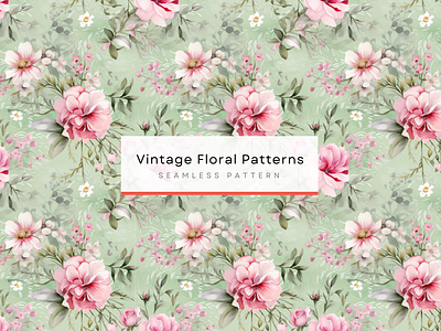 Vintage Floral Patterns flower patterns patterns seamless pattern vintage flower pattern