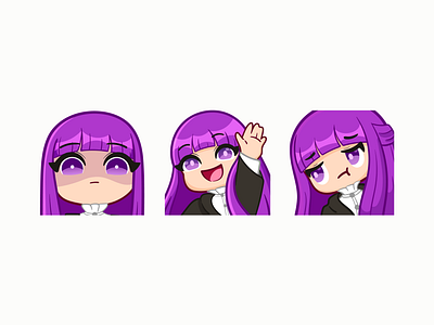 Fern Emotes for Twitch anime anime twitch emotes fern frieren anime frieren anime illustration twitch emotes