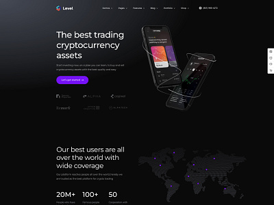 Crypto Trading Web crpto crypto currency crypto trade finance landing page trading ui ui design ux web ui