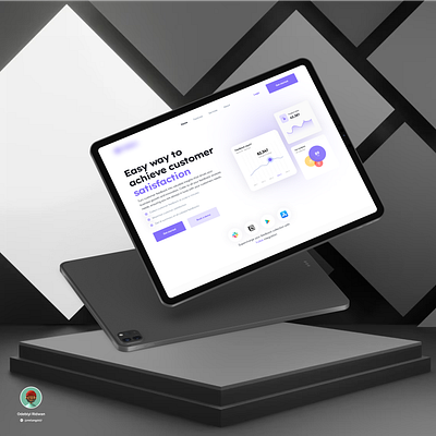 Feedback SAAS Landing Page branding design landing page saas ui