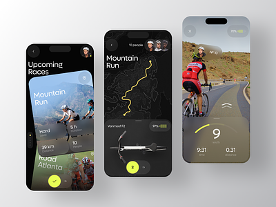 BikeRoute App - Bicycle SaaS Dashboard app app design automation b2b bicycle bike crm dashboard design ios management map mobile mobile app product design route saas smart app ui ux