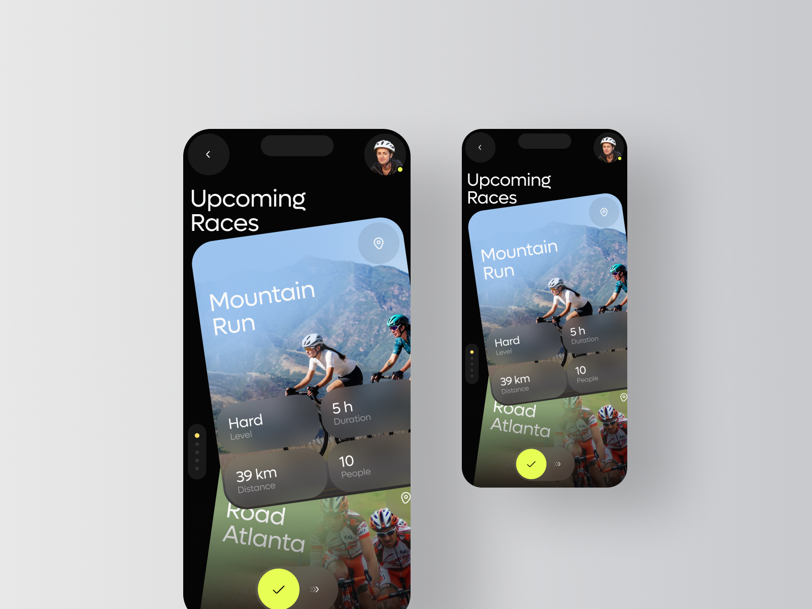 BikeRoute App - Bicycle SaaS Dashboard by Jack R. for RonDesignLab ⭐️ ...
