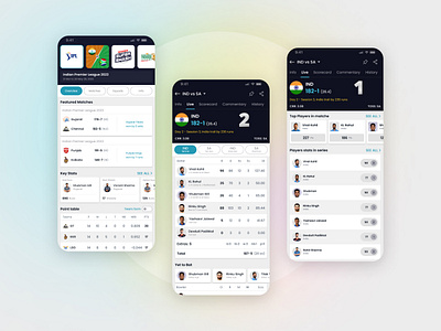 Immerse Yourself in the Thrilling World of Cricket alvinswami app cricket mobile app sport ui ux