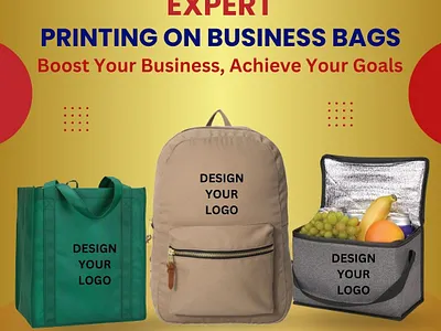 Expert Printing on Business Bags 3d animation branding