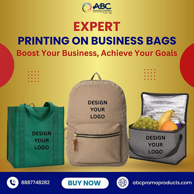 Expert Printing on Business Bags 3d animation branding