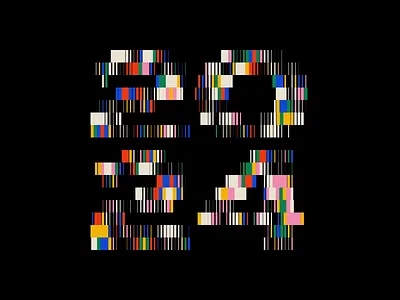 2024 Animation 2024 animated poster animated type animated typography animation branding cavalry cavalry app motion design motion graphics motion identity procedural animation type typography