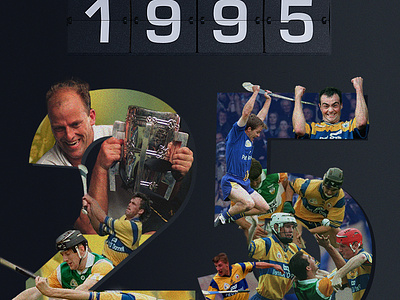 Clare 1995 winners - Poster Design clare design flyer gaa hurling poster