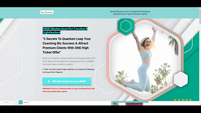 🚀 Exceptional Sales Page Success! 🚀 branding coaching business design ghl gohighlevel graphic design landing page sale
