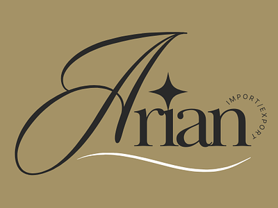 Logo for Arian company arian design logo