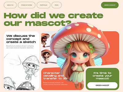 Little fairy 🧚🏻✨ design graphic design illustration midjourney ui веб дизайн обложка