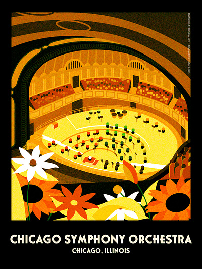Chicago Symphony Orchestra architecture chicago illustration symphony travel