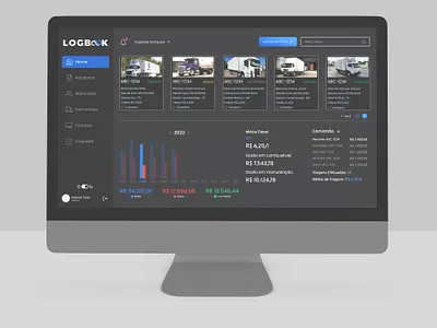 LogBook dashboard design figma platform ui ux